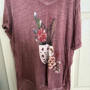 Mauve Cactus Maurice’s top